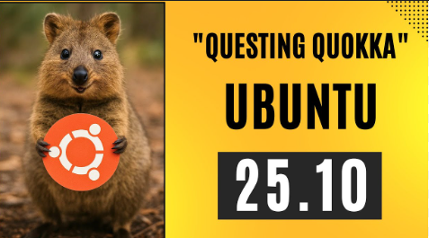Detalles de Ubuntu 25.10 Questin Quokka