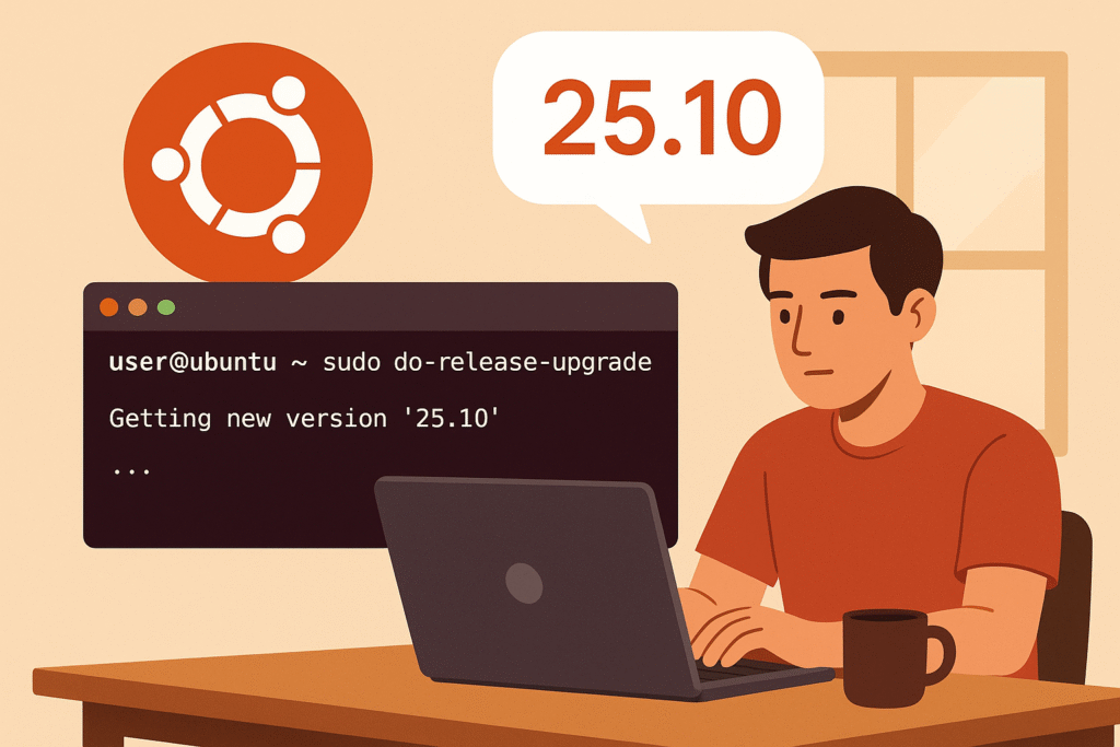 Cómo forzar la actualización a Ubuntu 25.10 desde 25.04