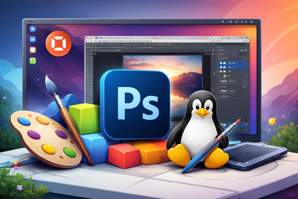 Logran ejecutar Photoshop en Linux