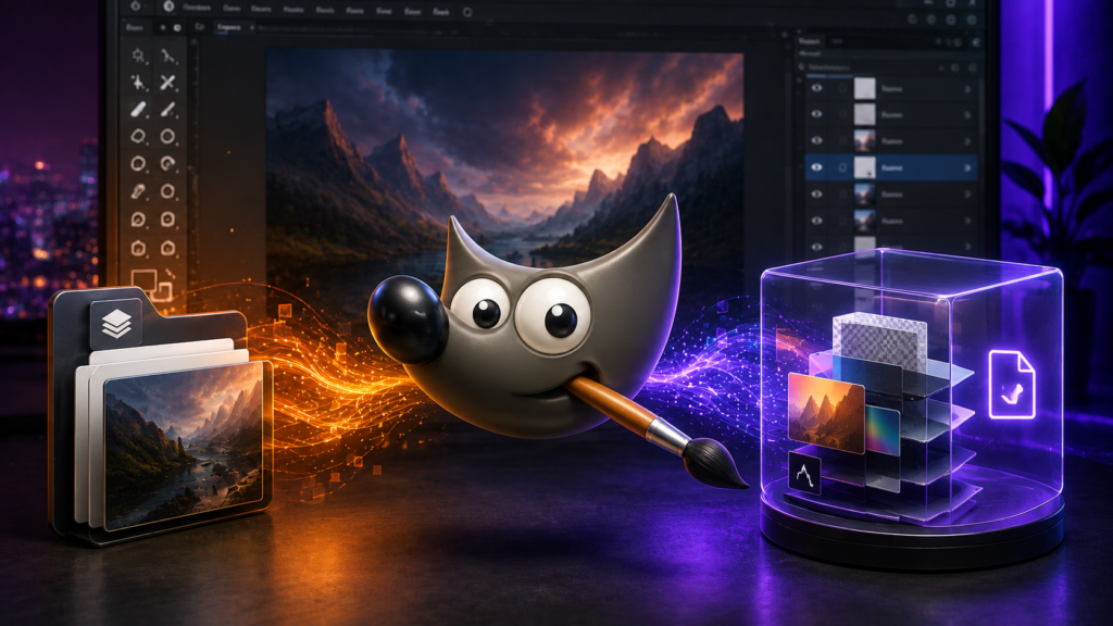 GIMP prepara un nuevo formato de proyectos para sustituir progresivamente a XCF