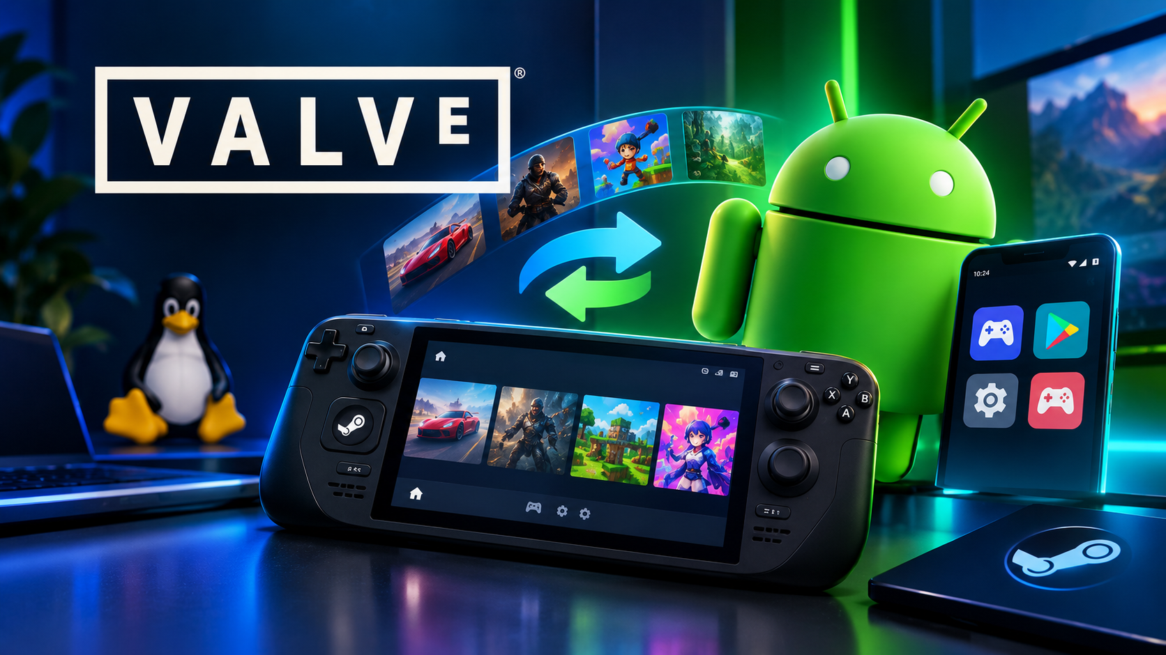 Valve Lepton para ejecutar juegos Android en Linux