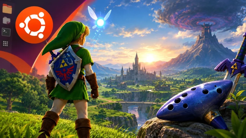 Zelda Ocarina of Time en Linux con Ship of Harkinian